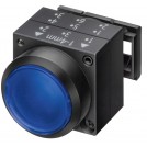 Buton luminos albastru cu revenire Siemens